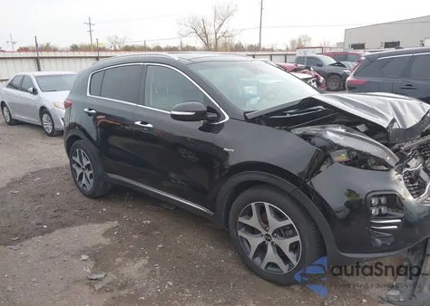 2017 Kia Sportage Sx Turbo z USA, uszkodzony, nr VIN KNDPRCA64H7067678